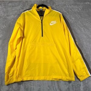 VTG Nike Pullover Jacket Mens XL Anorak Half Zip Windbreaker Reflective Y2K